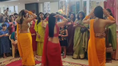 Bhabhi Dance: लो वेस्ट साड़ी पहनकर भाभियों ने किया बेली डांस, अपने स्टेप्स से इंटरनेट पर लगाई आग