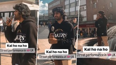 Viral Video: देसी शख्स ने यूके की सड़कों पर गाया 'कल हो ना हो' गाना, वायरल वीडियो लोगों को आ रहा है पसंद