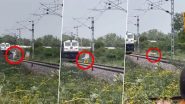 Viral Video: ट्रैक पर खड़ा होकर चलती ट्रेन रोकने की कोशिश कर रहा था शख्स, हुआ खतरनाक एक्सीडेंट