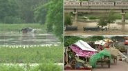 Delhi: यमुना नदी के ओवरफ्लो होने से मयूर विहार फेज I और अक्षरधाम मंदिर के पास निचले इलाकों में भरा पानी भर गया, देखें वीडियो