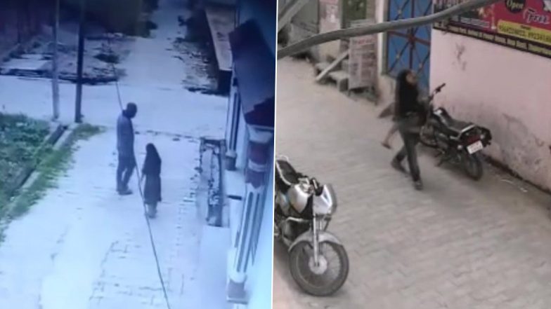 यूपी: मुरादाबाद में घर के पास से 9 साल की बच्ची का अपहरण, CCTV में कैद हुई घटना