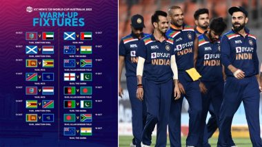 T20 World Cup: टी20 वर्ल्ड कप में भारत, ऑस्ट्रेलिया और न्यूजीलैंड से खेलेगा अभ्यास मैच