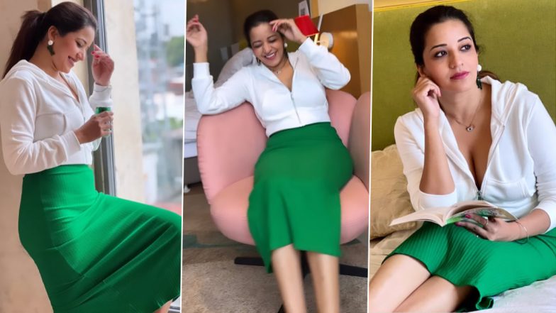 Monalisa Hot Video: भोजपुरी एक्ट्रेस मोनालिसा ने हॉट स्टाइल में मचाई सनसनी, वीडियो में दिखा दिलकश अंदाज
