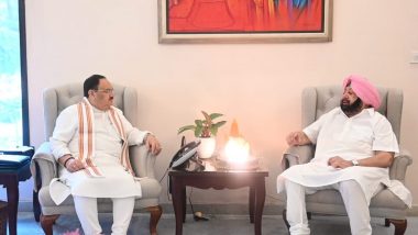 Former Punjab CM Capt Amarinder Singh meets BJP National president JP Nadda: पंजाब के पूर्व सीएम कैप्टन अमरिंदर सिंह ने दिल्ली में बीजेपी के राष्ट्रीय अध्यक्ष जेपी नड्डा से की मुलाकात