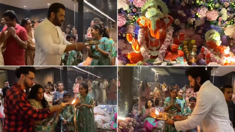 Salman Khan ने घर पर परिवार संग की गणपति बाप्पा की आरती, इंटरनेट पर वायरल हुआ स्पेशल Video