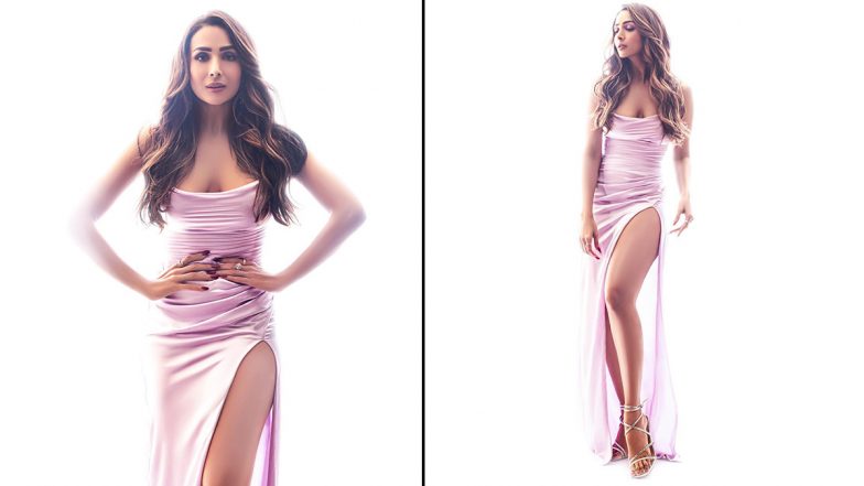 थाई हाई  स्लिट गाउन में Malaika Arora का दिखा दिलकश अंदाज, एक्ट्रेस की हॉटनेस आपके उड़ा देगी होश (See Pics)