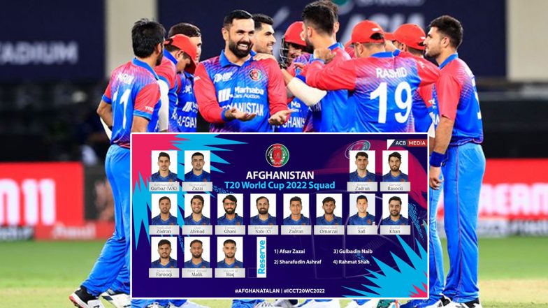 ICC T20 World Cup: अफगानिस्तान क्रिकेट बोर्ड ने आईसीसी T20 विश्व कप 2022 के लिए अपनी 15 सदस्यीय टीम का किया घोषणा