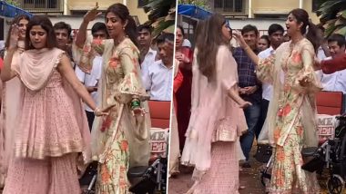 VIDEO: Shilpa Shetty ने बहन Shamita Shetty संग 'Sami Sami' पर किया धांसू डांस, गणपति विसर्जन का वीडियो हुआ Viral