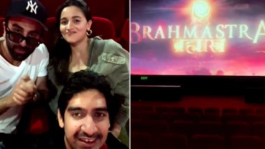 रिलीज से पहले Ranbir Kapoor-Alia Bhatt और अयान मुखर्जी ने 3डी में देखी Brahmastra, फैंस के लिए आयोजित होगी स्पेशल स्क्रीनिंग  