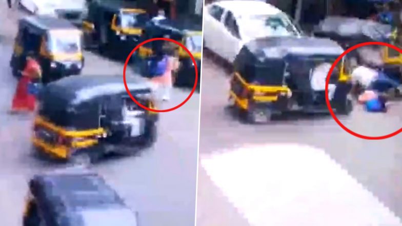 Mumbai Accident Video: मुंबई के घाटकोपर में कार की चपेट में आने से 8 लोग घायल