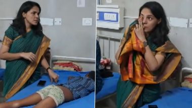 Lakhimpur Kheri Accident: घायल बच्चे की हालत देख लखनऊ की डिवीजनल कमिश्नर डॉ रोशन जैकब हुई भावुक- Video