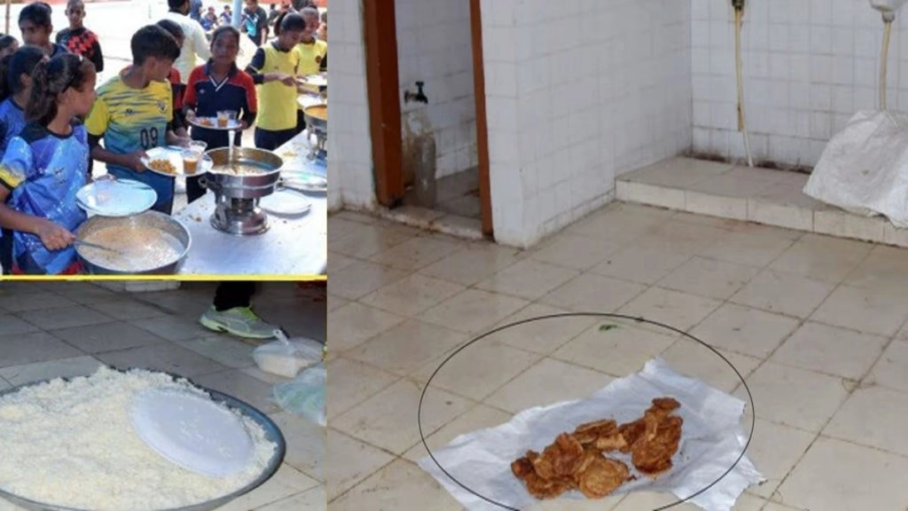 UP: खिलाड़ियों को शौचालय में रखा खाना परोसे जाने पर जिला खेल अधिकारी निलंबित