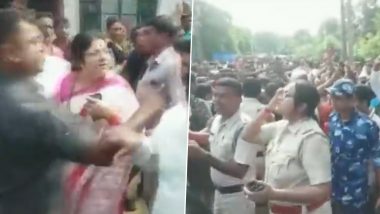 West Bengal: शांतिनिकेतन में नाबालिग बच्चे की मृत्यु के विरोध में लोगों ने BJP सांसद लॉकेट चटर्जी का वाहन रोका- Video