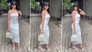 Nora Fatehi का हॉट बॉडीकॉन ड्रेस में दिखा कातिलाना अंदाज,  एक्ट्रेस की हॉटनेस के कायल हुए यूजर्स (Watch Video)