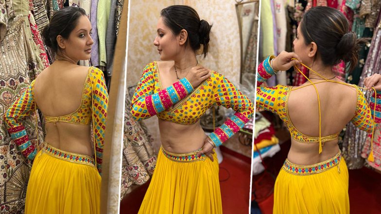 टीवी एक्ट्रेस Puja Banerjee ने पीले रंग की घागरा चोली पहनकर दिखाई सेक्सी बॉडी, Photos इंटरनेट पर हुई Viral