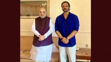 फिल्ममेकर Rohit Setty ने ग्रह मंत्री Amit Shah से मुंबई में की मुलाकात, देखिए इनसाइ तस्वीरें (See Inside Pics)