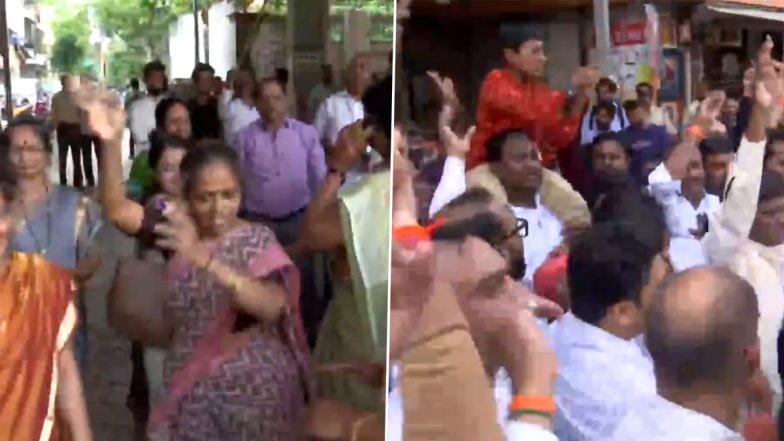 Dusshera Rally 2022: उद्धव गुट को बॉम्बे HC से शिवाजी पार्क में दशहरा रैली करने की अनुमति मिलने के बाद शिवसेना में जश्न का माहौल- Watch Video