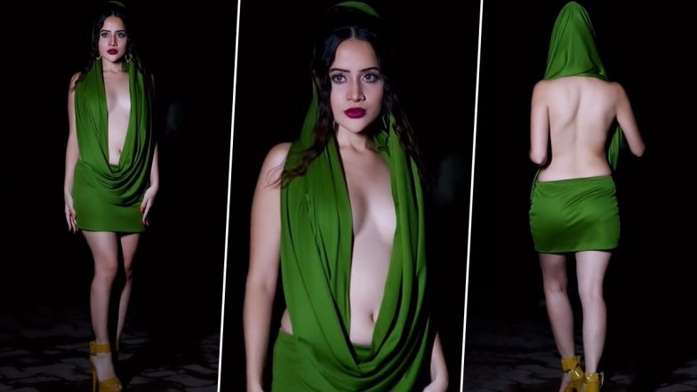 Urfi Javed&nbsp;Sexy&nbsp;Video: उर्फी जावेद ने ब्रालेस होकर दिए सेक्सी पोज, एक्ट्रेस की हॉटनेस देख आपके भी उड़ जाएंगे होश!