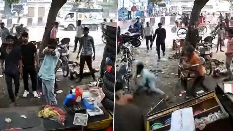 Agra: बदमाशों ने दिन दहाड़े व्यापारी पर गोली चलाई, भीड़ ने दबोच कर किया पुलिस के हवाले (Watch Video)
