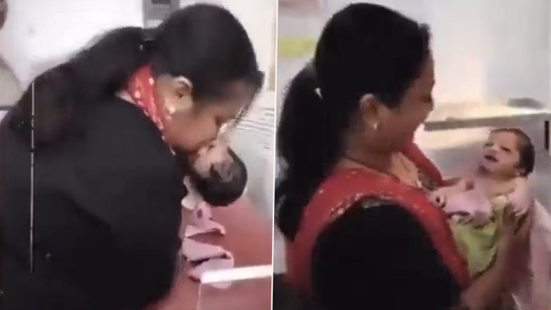 नवजात बच्ची को मौत के दरवाजे से खींच लाई डॉक्टर, मुंह से भरती रही सांस (Watch Video)
