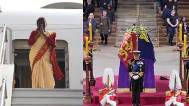 Funeral Of Queen: राष्ट्रपति द्रौपदी मुर्मू UK के लिए रवाना, महारानी एलिजाबेथ द्वितीय के राजकीय अंतिम संस्कार में होगीं शामिल