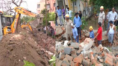 Noida Wall Collapse Video: नोएडा में बड़ा हादसा, निर्माणाधीन बाउंड्री वॉल गिरी, 4 लोगों की मौत