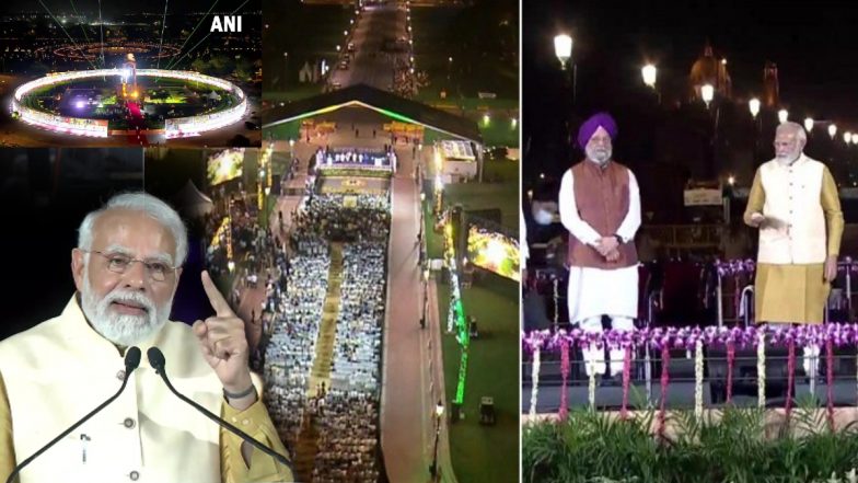 PM Modi Inaugurates Kartavya Path: पीएम मोदी ने 'कर्तव्य पथ' का किया उद्घाटन, VIDEO में देखें इसकी शानदार भव्यता