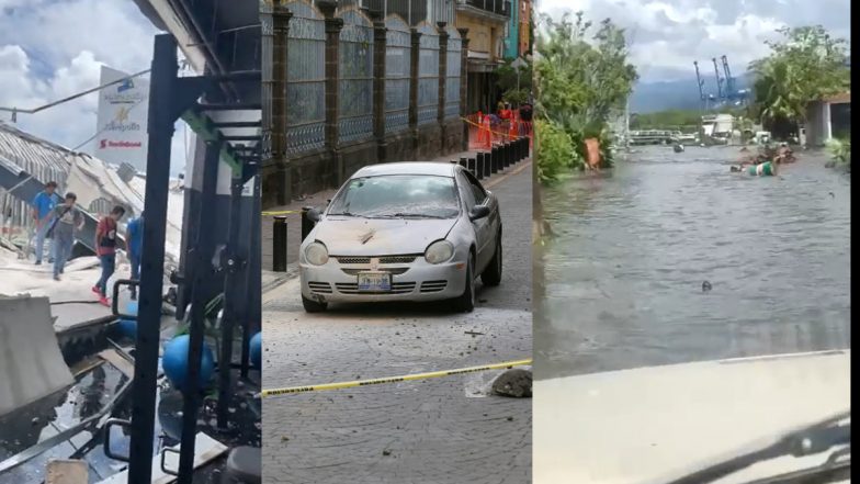 Earthquake Video: मेक्सिको में लगे भूकंप के जबर्दस्त झटके, 7.6 की तीव्रता से हिली धरती, कई इमारतें तबाह