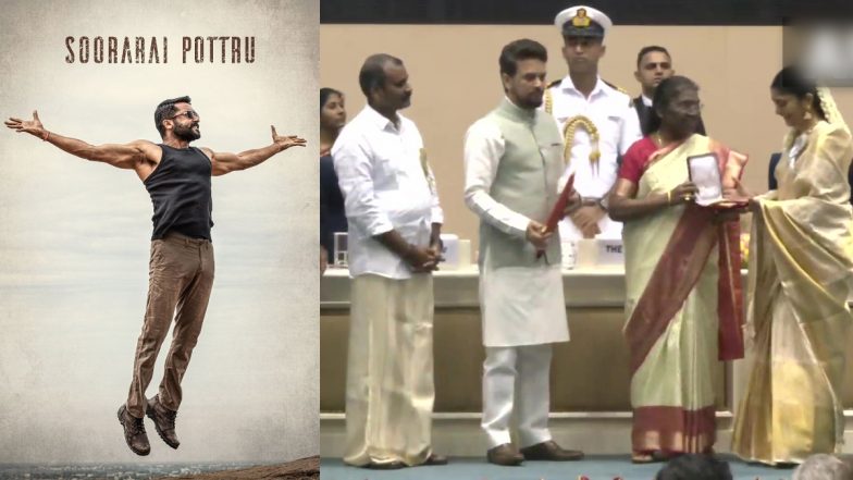 68th National Film Awards: तमिल मूवी Soorarai Pottru को मिला बेस्ट फिल्म का पुरस्कार, राष्ट्रपति द्रौपदी मुर्मू ने दिया अवार्ड