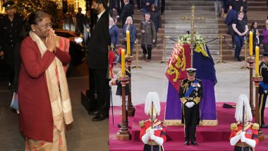 Queen Elizabeth II Funeral: लंदन पहुंची राष्ट्रपति द्रौपदी मुर्मू, महारानी एलिजाबेथ के अंतिम संस्कार में होंगी शामिल