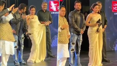 Salman Khan ने Rashmika Mandanna के साथ 'Sami Sami' सॉन्ग पर किया डांस, मजेदार Video हुआ Viral
