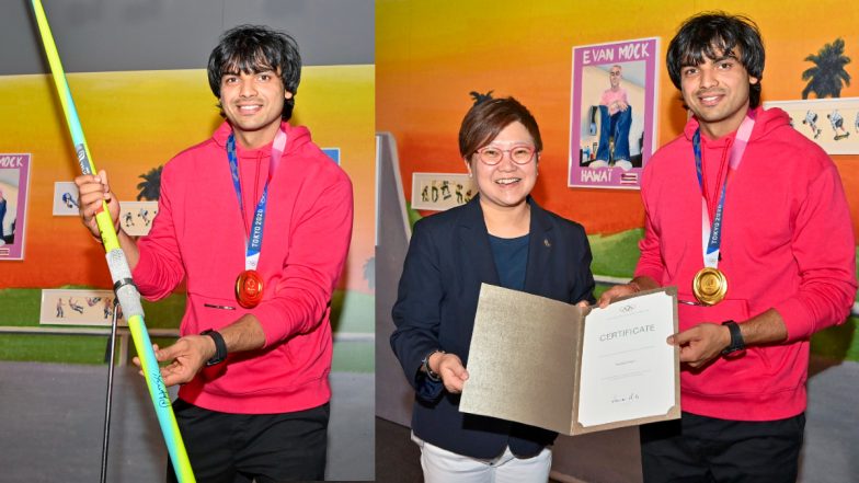 Neeraj Chopra ने जिस भाले से जीता था गोल्ड मेडल, उसे स्विट्जरलैंड ओलंपिक संग्रहालय को किया गिफ्ट