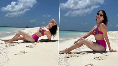 Sunny Leone Hot Photos: सनी लियोन ने सेक्सी गुलाबी बिकिनी पहनकर रेत पर दिखाया बोल्ड अवतार, बच्चें न देखें ये फोटोज