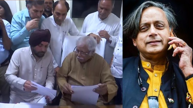 Congress President Election: शशि थरूर का कांग्रेस अध्यक्ष पद के चुनाव लड़ना कंफर्म, नामांकन पत्र लेने पहुंचे मधुसूदन मिस्त्री
