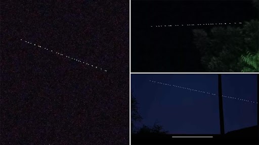 UFO Spotted in Lucknow Sky? लखनऊ के आसमान में नजर आया यूएफओ? रात में बहुत सारी लाइट्स का झुंड देखकर कन्नौज के लोग हैरान