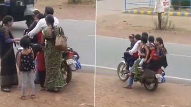 Viral Video: एक ही बाइक पर सवार हुए परिवार के 7 लोग, वीडियो देख ट्विटर पर भड़के लोग