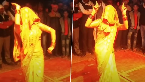 Desi Bhabhi Dance: देसी भाभी ने हरियाणवी गाना 'गजबन पानी ने चली' गाने पर मटकाई कमर, डांस से इंटरनेट पर लगाई आग