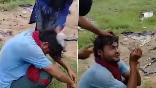 Video: यूपी के जालौन में नशे में धुत व्यक्ति को महिला ने चप्पल से पीटा, देखें वीडियो