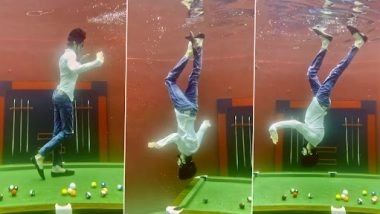 Underwater Moonwalk: शख्स ने पानी के अंदर किया मूनवॉक, वीडियो देख रह जाएंगे दंग