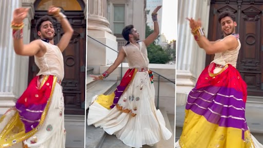Desi Man Ghagra Dance: देसी युवक ने घाघरा और स्नीकर्स पहनकर न्यूयॉर्क की सड़कों पर किया डांस, देखें वीडियो