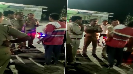 Video: अमरोहा में एक इंस्पेक्टर ने व्यक्ति के साथ की मारपीट, दरोगा की दबंगई का वीडियो वायरल