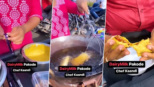 Chocolate Pakoda: स्ट्रीट वेंडर फ़ूड विक्रेता ने बनाया चॉकलेट पकोड़ा, वीडियो देख भड़के नेटीजंस