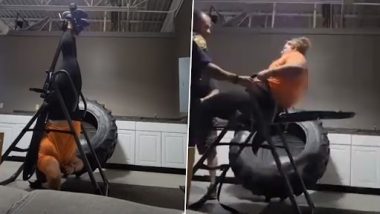 Gym की एक्सरसाइज मशीन में फंसी महिला, स्मार्टवॉच से सीधे पुलिस को लगाया कॉल, आगे जो हुआ देखें वीडियो