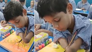 Viral Video: बिना हाथ के पेंटिंग करते हुए छोटे लड़के का IAS ऑफिसर ने शेयर किया इमोशनल क्लिप, देखें वीडियो