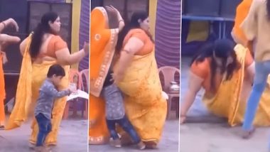 Bhabhi Dance Video: बेखबर होकर डांस कर रही थी भाभी, पीछे आ गया बच्चा, उसके बाद जो हुआ...देखें वीडियो