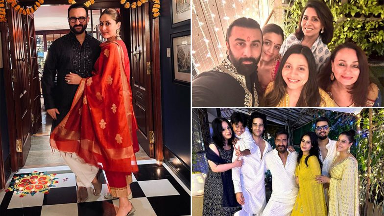 Happy Diwali 2022: Kareena Kapoor Khan से लेकर Ajay Devgn तक, सेलेब्स ने परिवार संग धूमधाम से मचाई दिवाली (See Pics)