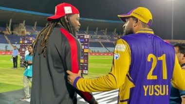 Legends League Cricket: क्रिस गेल और यूसुफ पठान एक-दूसरे की बल्लेबाजी क्षमताओं से प्रभावित