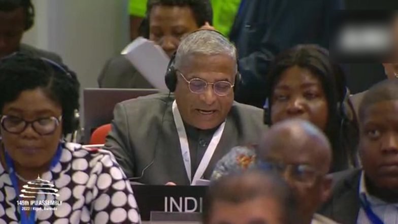 राज्यसभा उपसभापति हरिवंश नारायण सिंह UN में भरसे, कहा- पाकिस्तान  POK ख़ाली करे- Watch Video