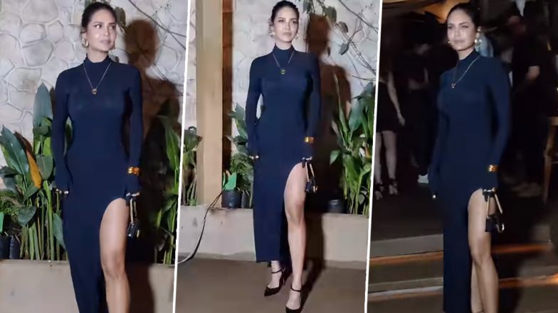Esha Gupta ने हॉट ब्लू गाउन में ढाया कहर, एक्ट्रेस की कातिलाना अदाएं देख यूजर्स के उड़े होश (Watch Video)