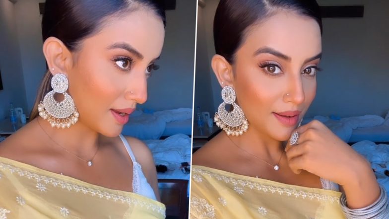 भोजपुरी एक्ट्रेस Akshara Singh ने देसी लुक में फिर ढाया कहर, एक्ट्रेस की दिलकश अदाएं मोह लेंगी आपका दिल (Watch Video) 